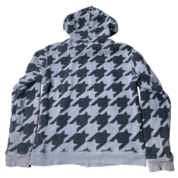 No Boundaries Gray Zip Up Fleece Sweater Medium 100% Cotton Lining - Picture 2 of 11